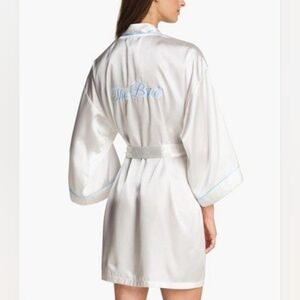 Nordstrom In Bloom by Jonquil Bridal Robe, Shorts & Tank Lingerie Set Size M